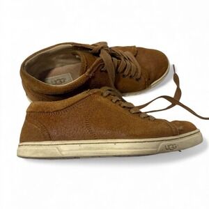 UGG Sneakers Suede Brown 6.5 Casual Comfy Streetwear‎ Urban Fall Everyday Nubuck